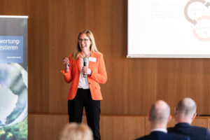 Christina Bannier, Professorin für Banking & Finance an der Justus-Liebig-Universität Gießen, berichtete über die Regulierungen der EU.