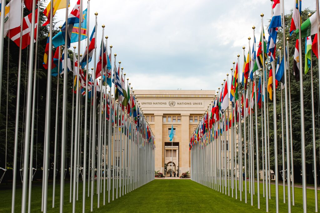 Sitz der Vereinten Nationen (UNO) in Genf