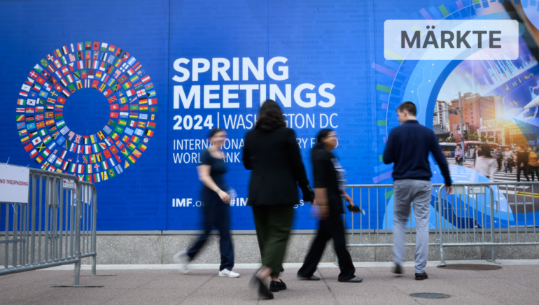 Internationaler Währungsfonds/Weltbank Frühjahrstagung 2024