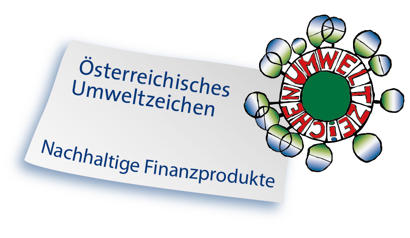 Logo des Österreichischen Umweltzeichens für nachhaltige Finanzprodukte